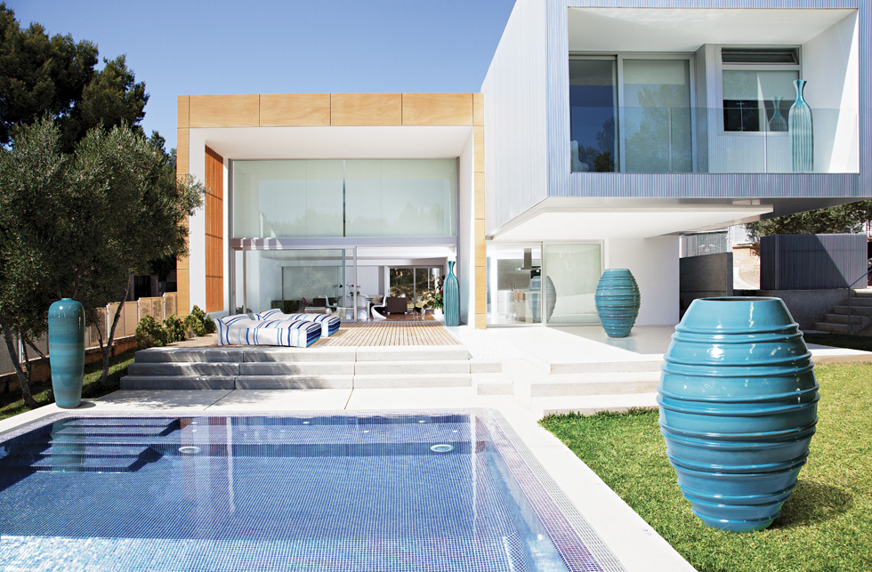 Enviro Vases Pool Slide
