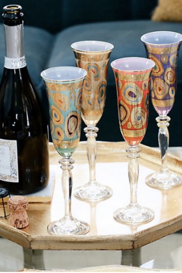 Moroccan patterned stemware