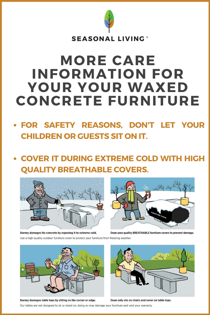 How To Care For Waxed Concrete Furniture