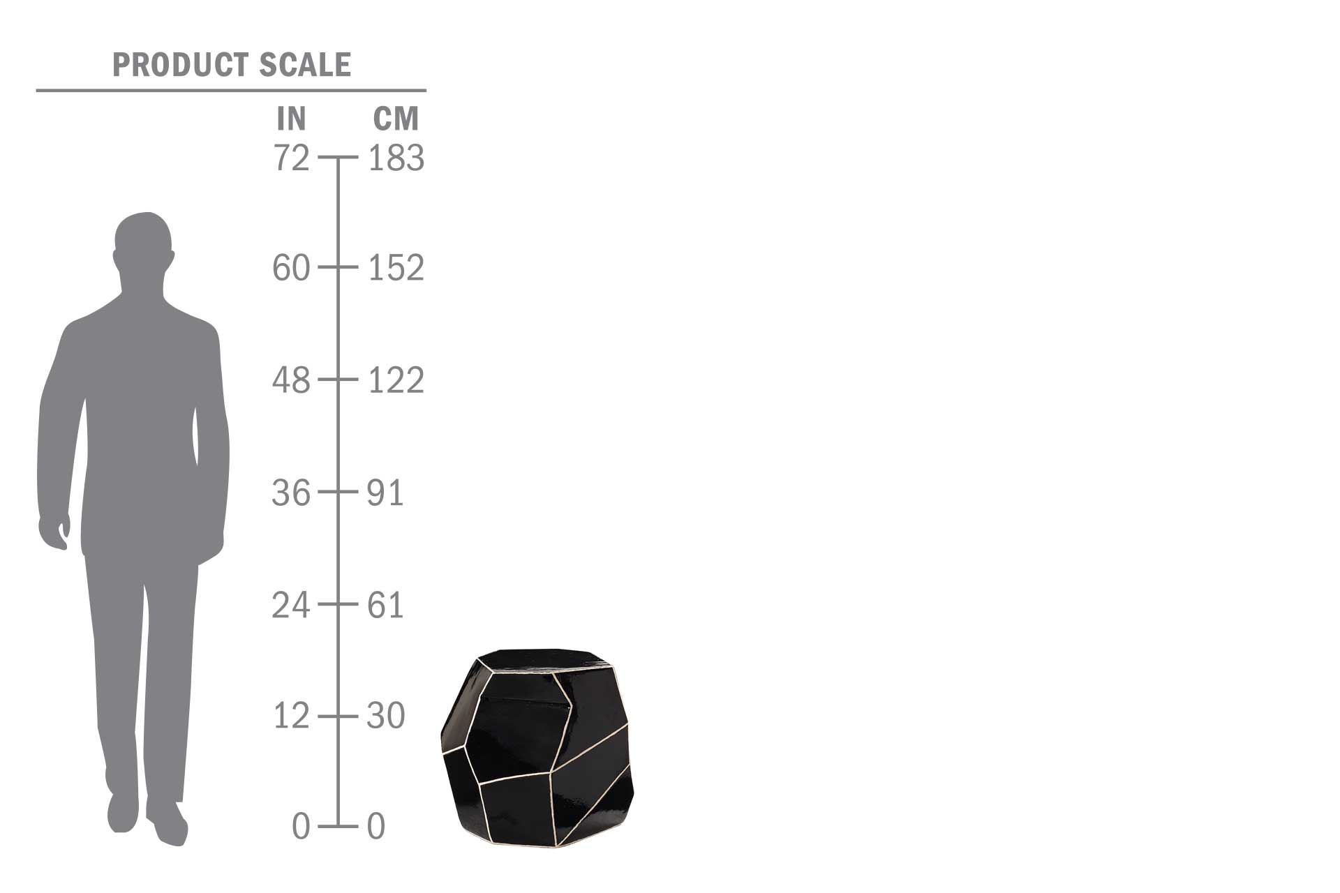 cer geo stool 308FT346P2BW scale human