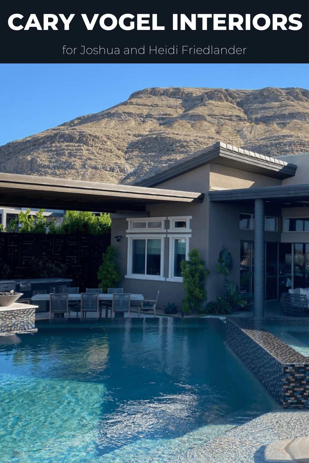 SL B CaryVogel Pin Custom wrapped column in the outdoor living area of Joshua and Heidi Friedlander utilizing Seasonal Living furniture