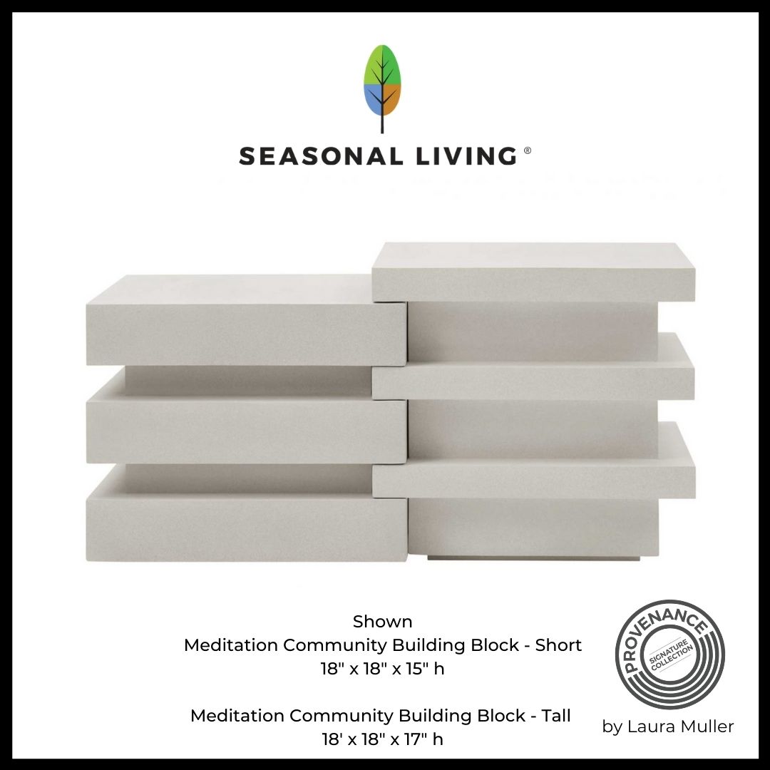 Meditation Community Block Occasional Table Seasonal Living