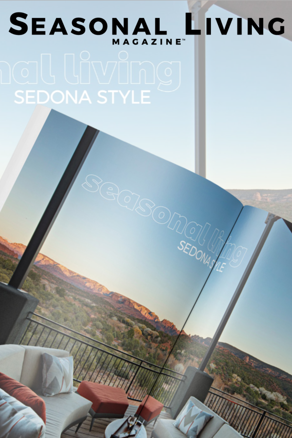Interior designer Stephanie Larsen's story in the Fall 2021 edition of Seasonal Living Magazine.