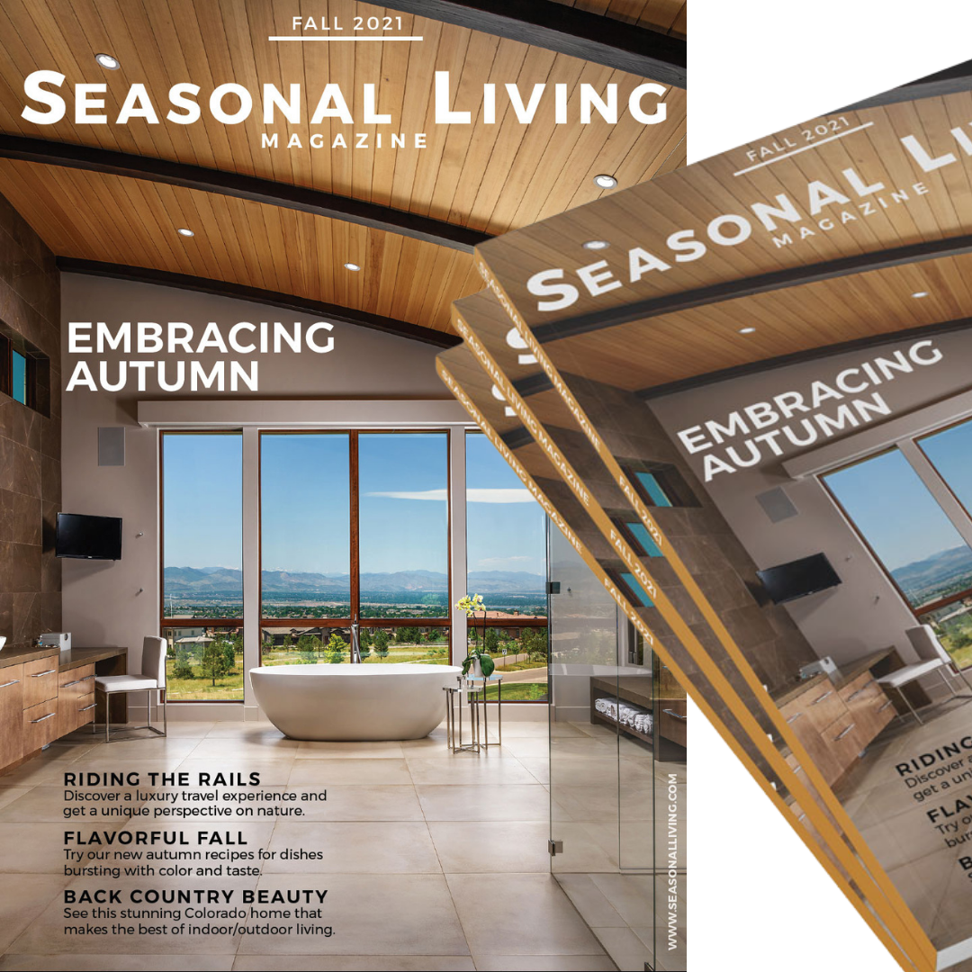 The cover of the Fall 2021 edition of Seasonal Living Magazine.
