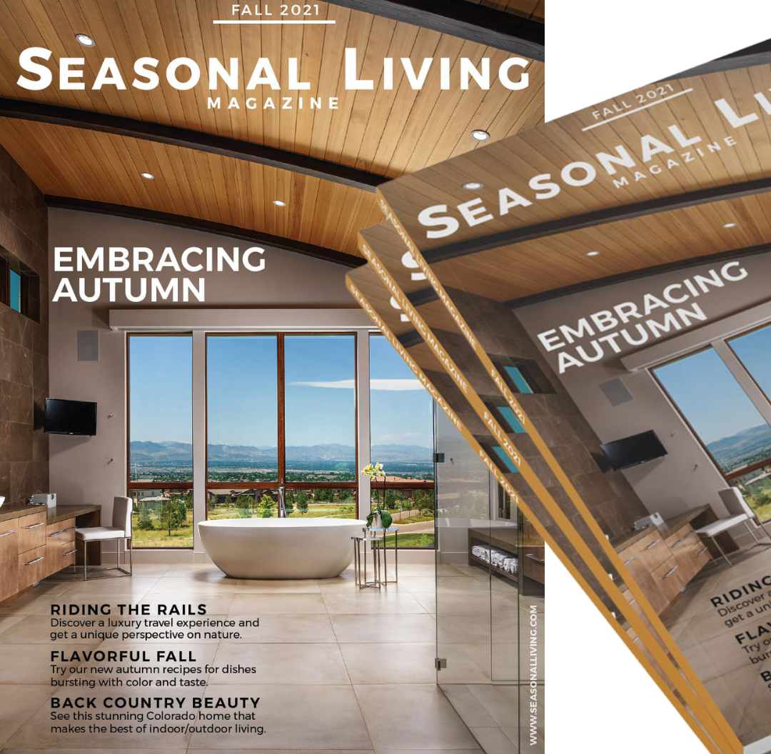 The cover of the Fall 2021 issue of Seasonal Living Magazine.