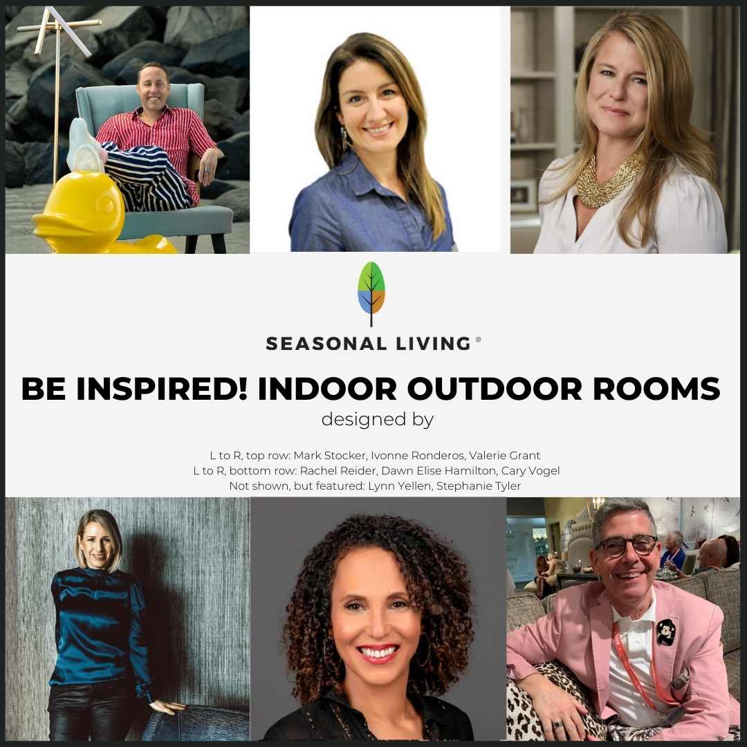 6 luxury interior designers who've used Seasonal Living's products in their indoor outdoor living spaces for their clients.