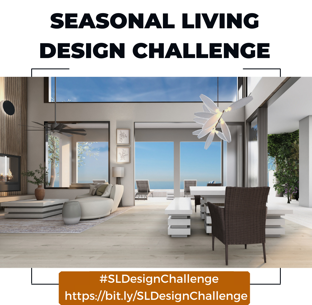 Seasonal Living Design Challenge announced in partnership with the eDesignTribe. First place winner gets a VIP trip to Spring 2022 High Point Market.