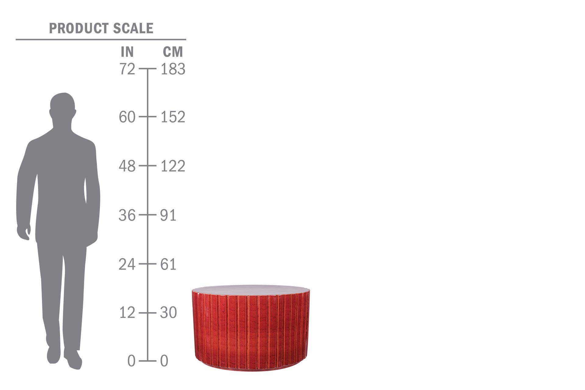 cer katra cocktail table scale human