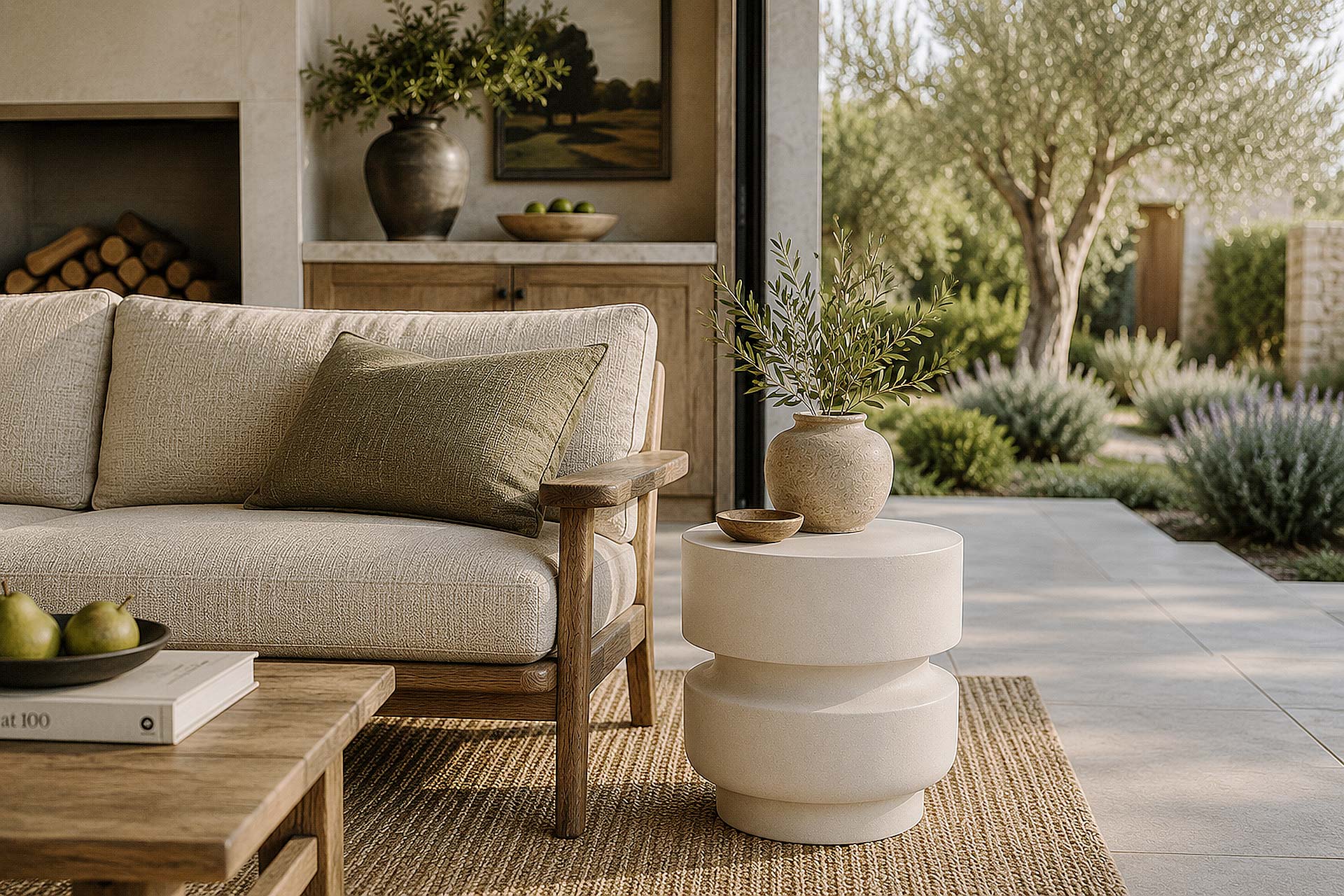 Lifestyle Balance Stool Sand Matte Landscape