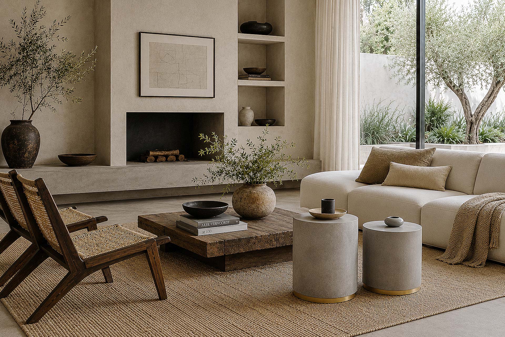 Lifestyle Perpetual Linea Set Grey Accent table Landscape